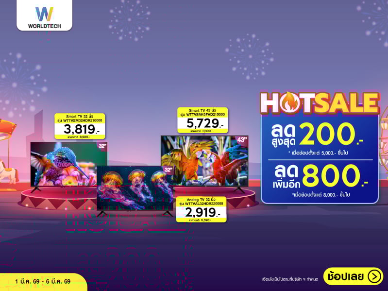 WORLDTECH TV HOT SALE